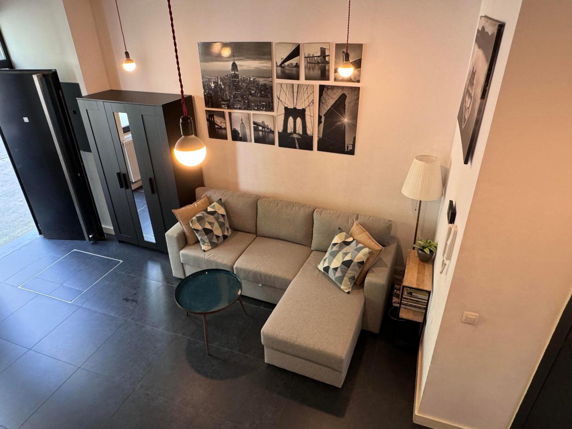 אנטוורפן Modern Cozy Studio With Backyard מראה חיצוני תמונה