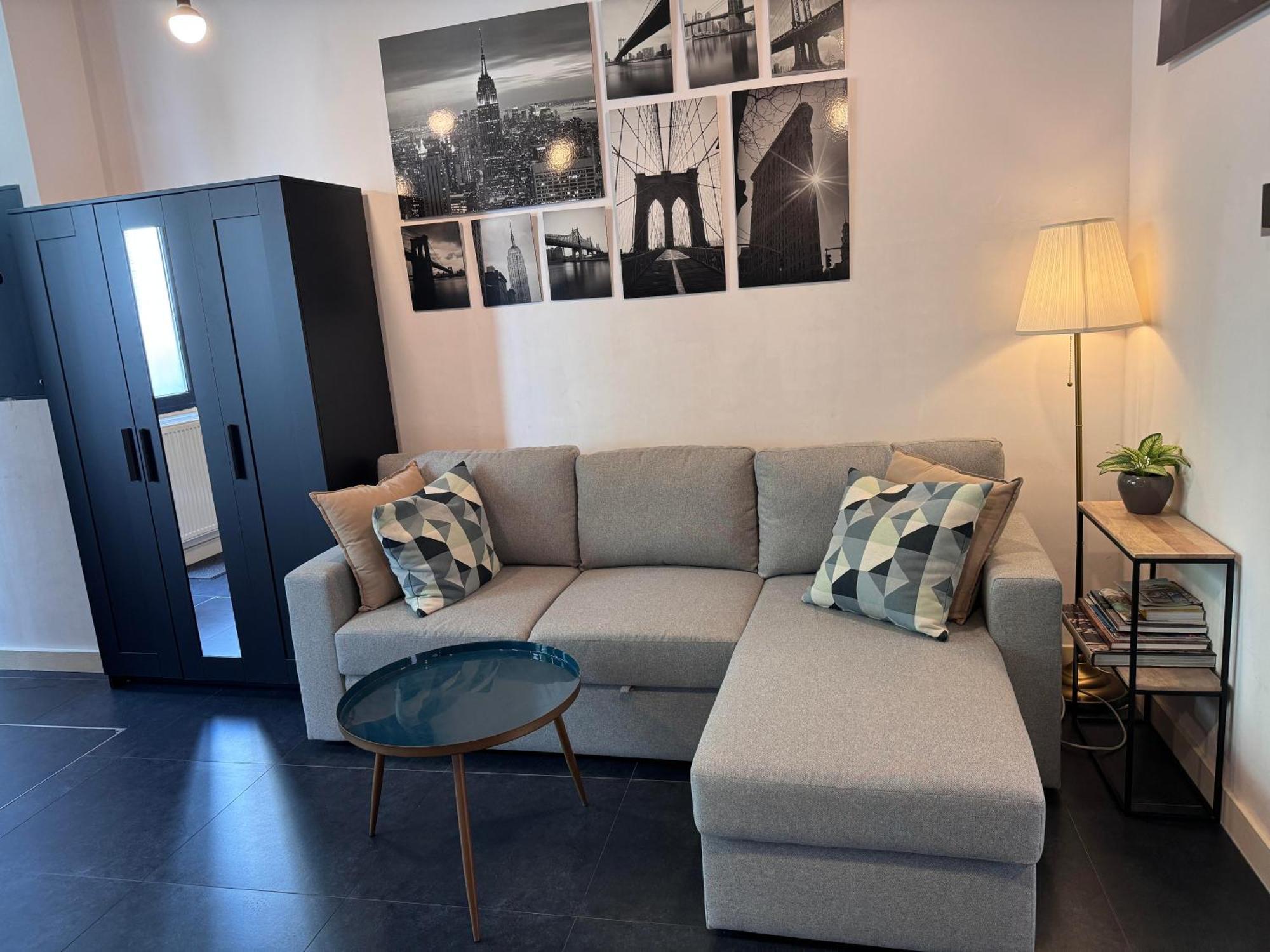 אנטוורפן Modern Cozy Studio With Backyard מראה חיצוני תמונה